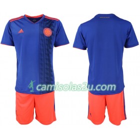 Camisolas de Futebol Colômbia Criança Equipamento Alternativa Copa América 2019 Manga Curta
